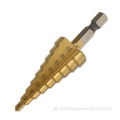 3pcs Hex Hex HSS Titanium Coated Step Drill